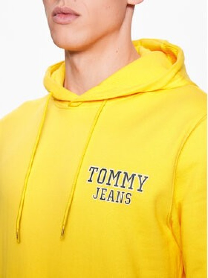 Tommy Jeans Bluza Graphic DM0DM16365 Żółty Regular Fit