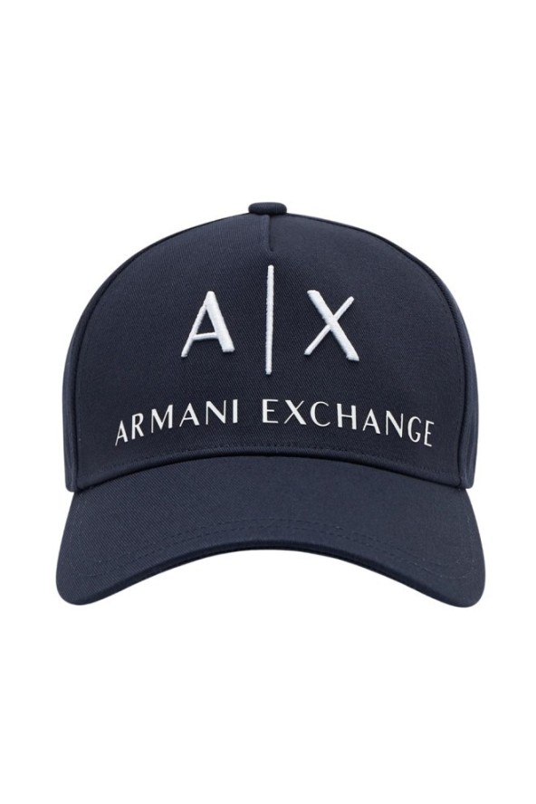 ARMANI EXCHANGE Granatowa czapka z daszkiem