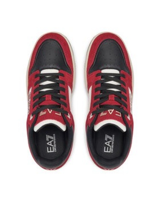 EA7 Emporio Armani Sneakersy X8X195 XK409 U269 Bordowy