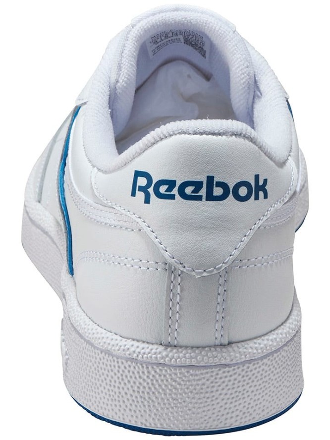 Reebok Skórzane sneakersy "Club C 85" w kolorze biało-niebieskim rozmiar: 36,5