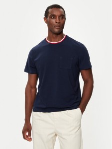 Lacoste T-Shirt TH1726 Granatowy Relaxed Fit