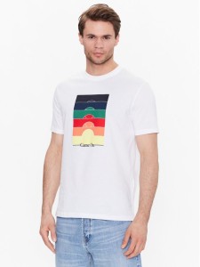 United Colors Of Benetton T-Shirt 3YR3U1050 Biały Regular Fit