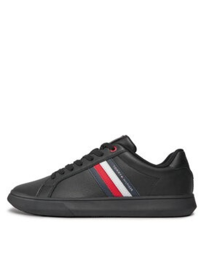 Tommy Hilfiger Sneakersy Essential Leather Cupsole FM0FM04921 Czarny