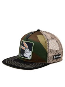 Capslab Czapka z daszkiem CL/LOO8/1/CASF/BUN Khaki