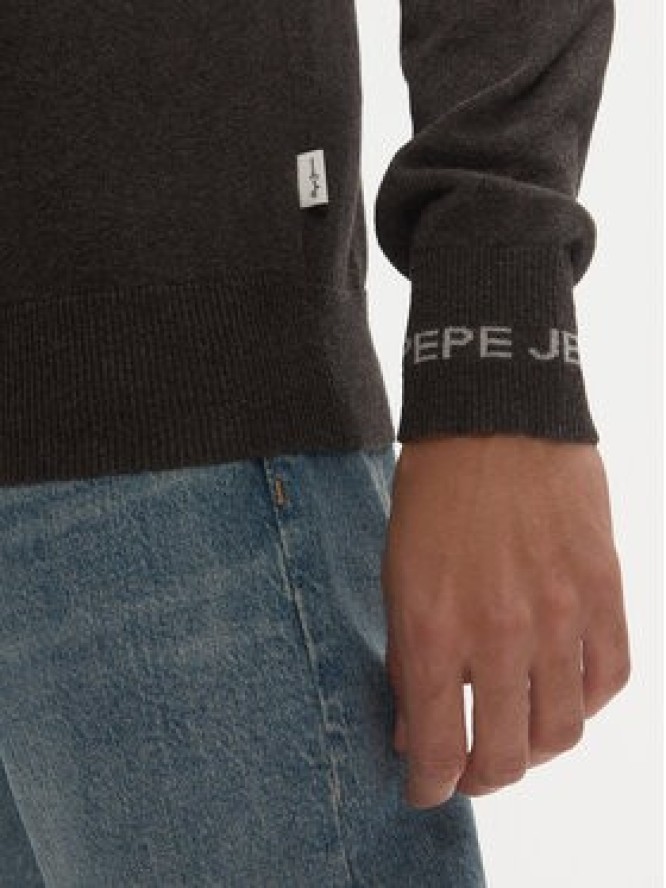 Pepe Jeans Sweter New Andre PM702469 Szary Regular Fit