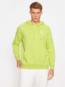 Under Armour Bluza Ua Essential Fleece Hoodie 1373880 Żółty Loose Fit