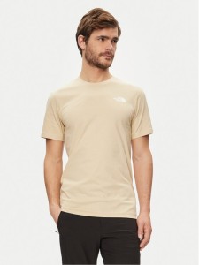 The North Face T-Shirt Redbox NF0A87NP Beżowy Regular Fit