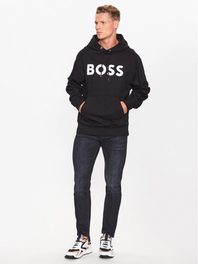 Boss Bluza 50496661 Czarny Oversize