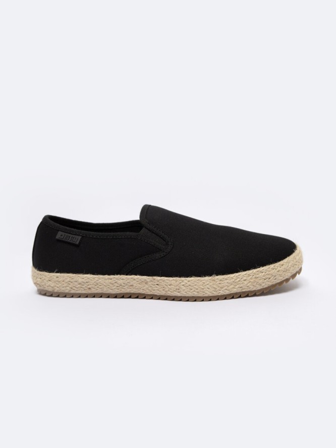 Espadryle męskie czarne NN174406 906