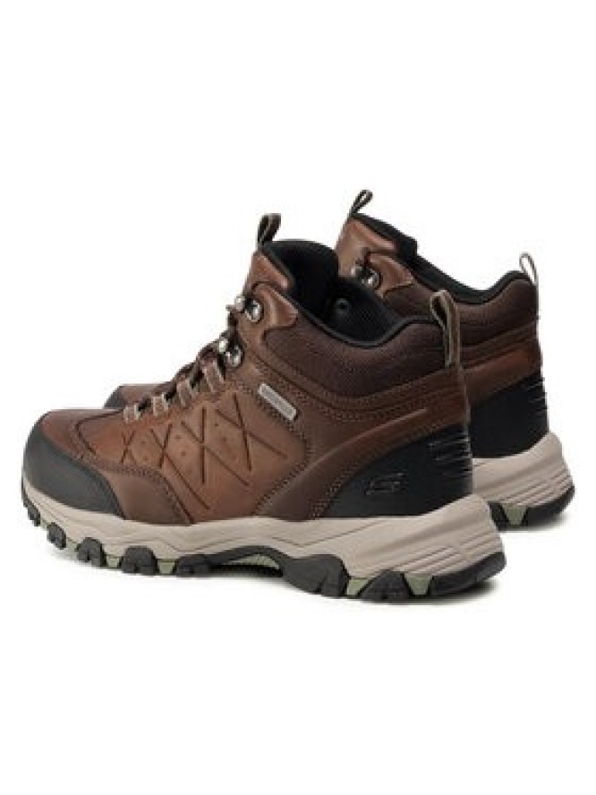 Skechers Trapery Telago 66283/LTBR Brązowy