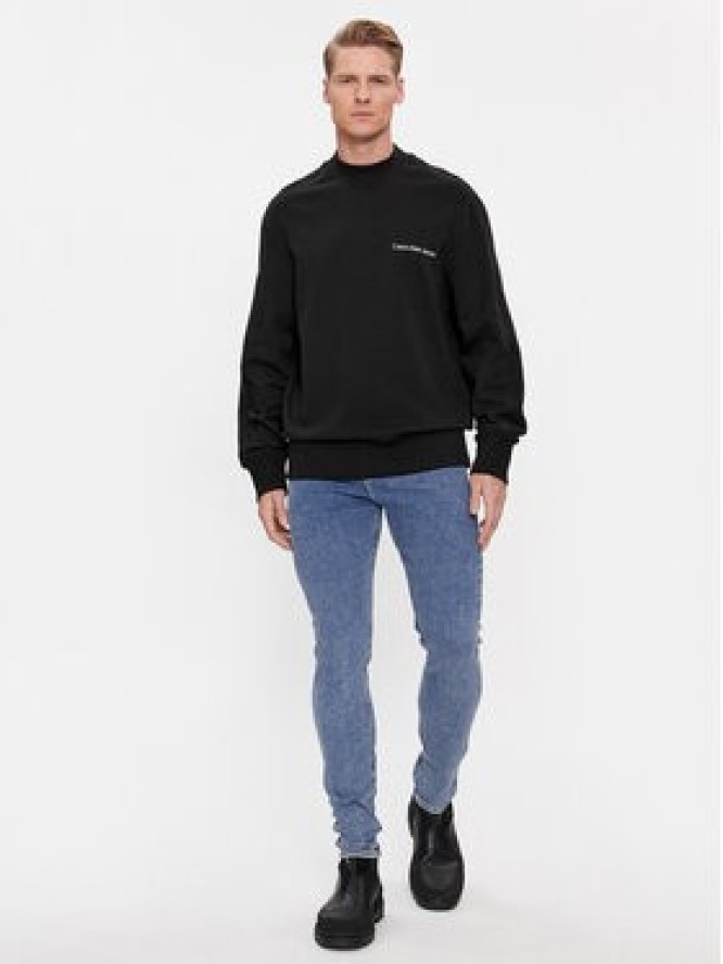 Calvin Klein Jeans Bluza Institutional J30J324621 Czarny Regular Fit