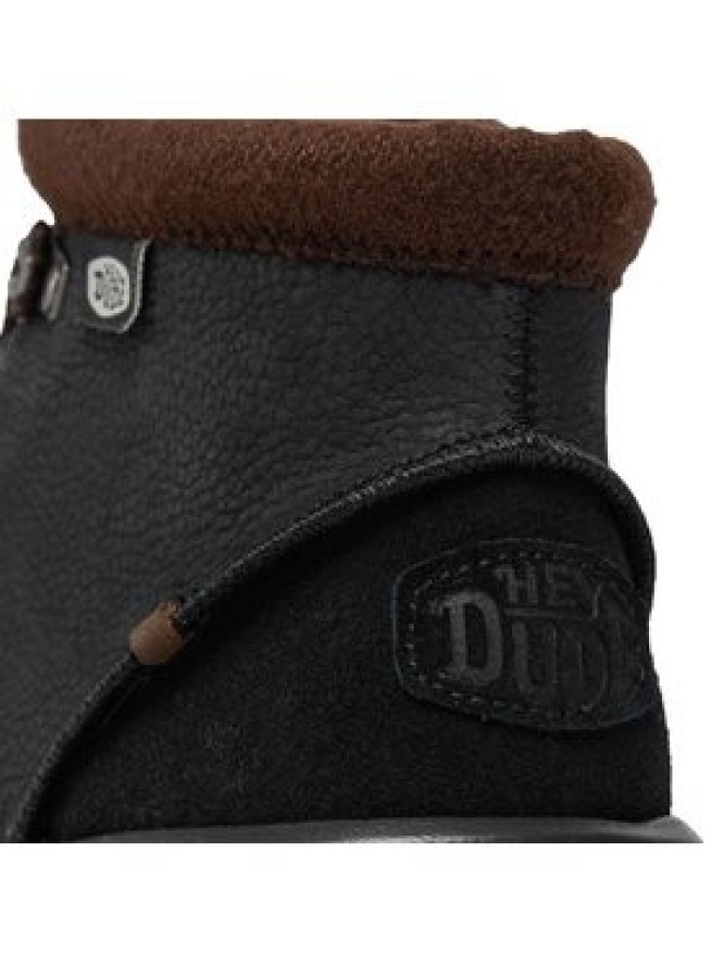 Hey Dude Trzewiki Bradley Boot Leather 40189-001 Czarny