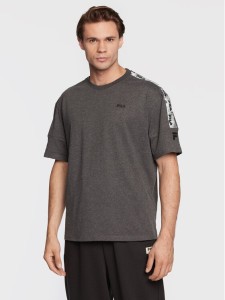 Fila T-Shirt Brittnau FAM0194 Szary Relaxed Fit