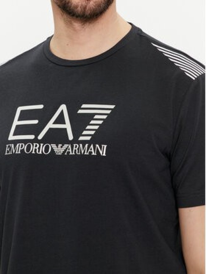 EA7 Emporio Armani T-Shirt 3DPT29 PJULZ 1578 Granatowy Regular Fit