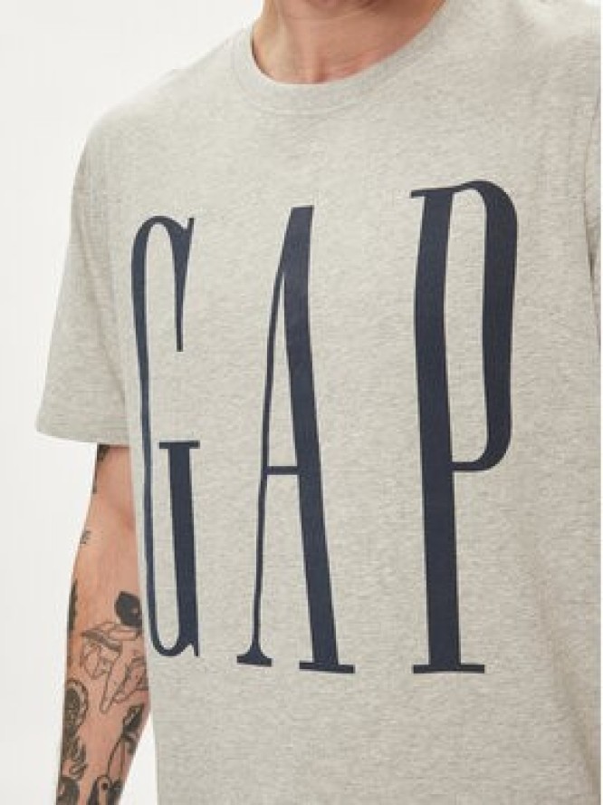 Gap T-Shirt 866774-02 Szary Regular Fit