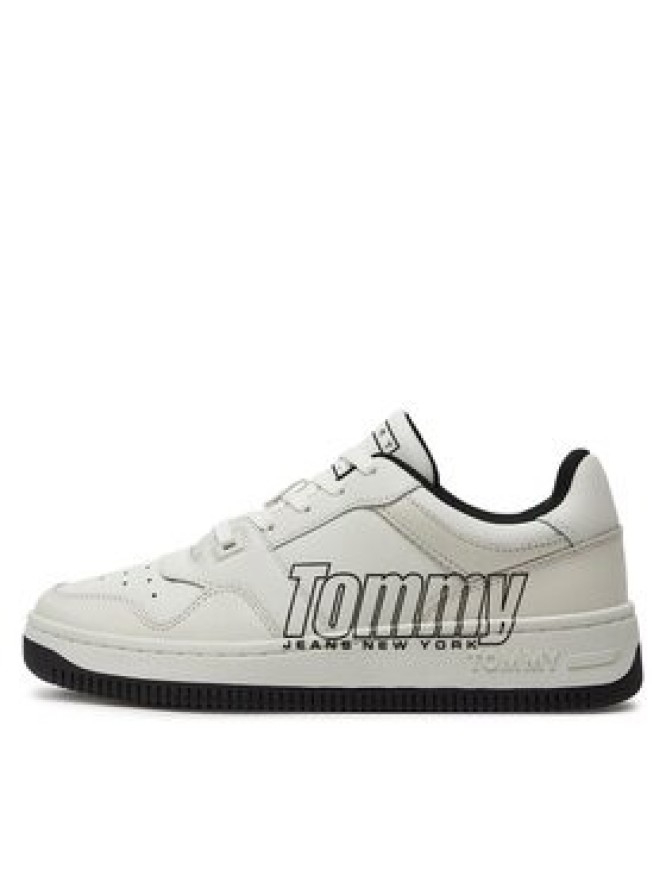 Tommy Jeans Sneakersy Tjm Basket Logo EM0EM01257 Biały