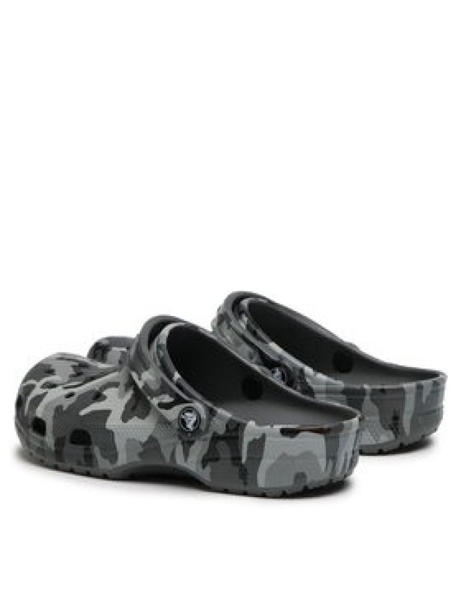 Crocs Klapki Classic Printed Camo Clog 206454 Szary