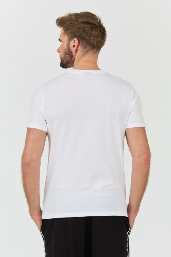 EMPORIO ARMANI Biały t-shirt basique