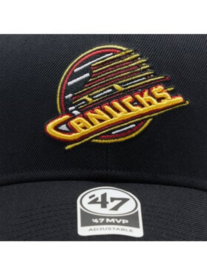 47 Brand Czapka z daszkiem NHL Vintage Vancouver Canucks '47 MVP HVIN-MVP19WBV-BK85 Czarny