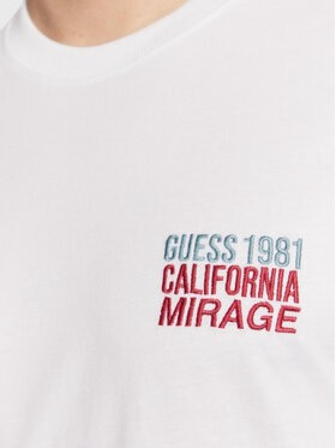 Guess T-Shirt Mirage Palm M3GI16 I3Z14 Biały Regular Fit