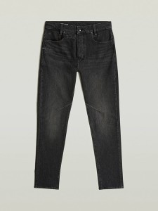 G-Star Dżinsy "D-Staq" - Slim fit - w kolorze czarnym rozmiar: W34/L32