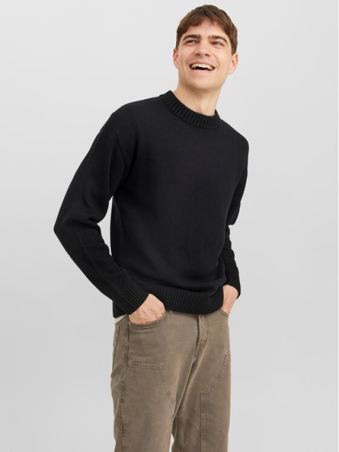 Jack&Jones Sweter 12236774 Czarny Regular Fit