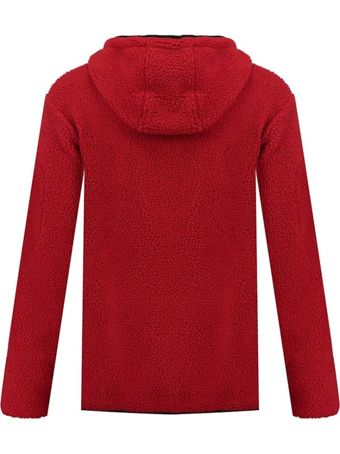 Geographical Norway Bluza polarowa "Terifique" w kolorze czerwonym rozmiar: L