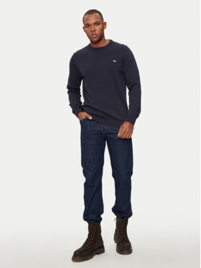 Gant Sweter 8030561 Granatowy Regular Fit