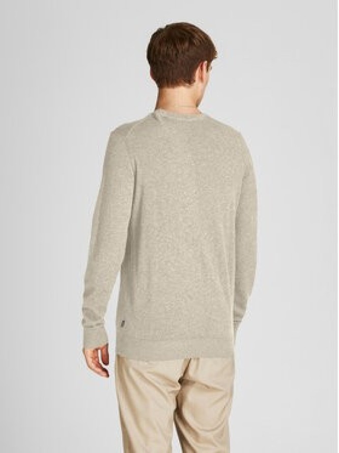 Jack&Jones Sweter 12208365 Beżowy Regular Fit