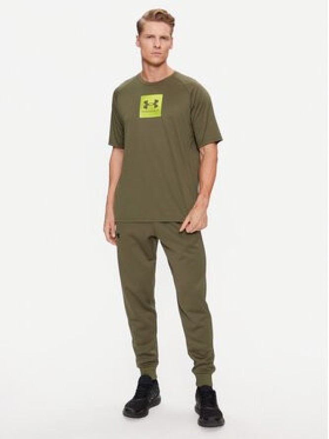 Under Armour T-Shirt Ua Tech Prt Fill Ss 1380785 Khaki Loose Fit