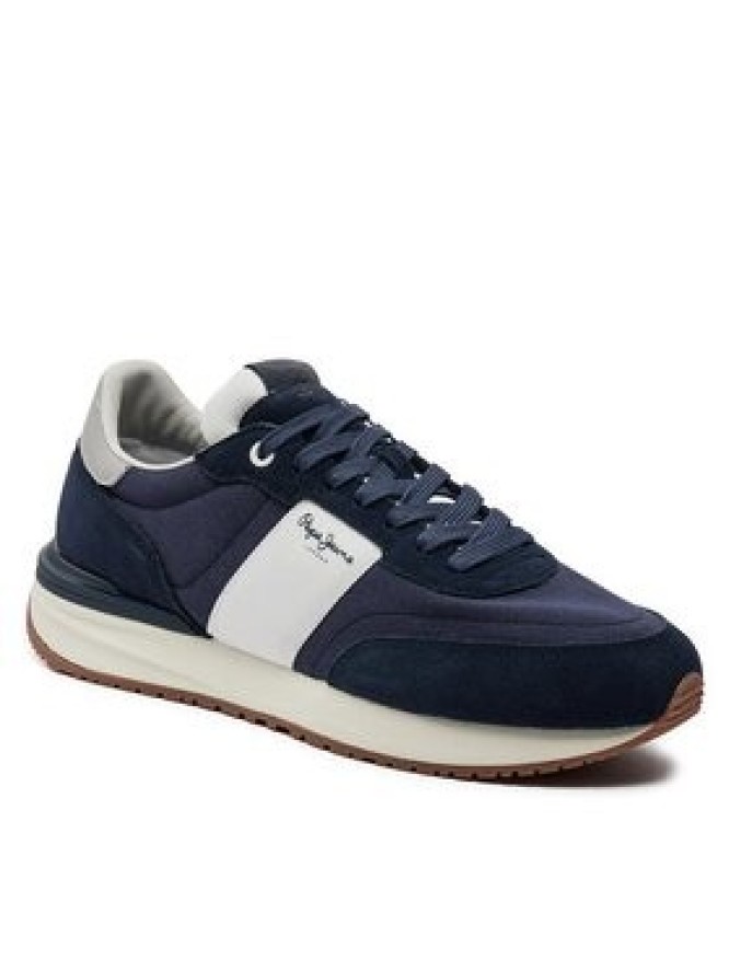 Pepe Jeans Sneakersy Buster Tape PMS60006 Granatowy