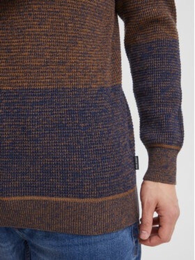 Blend Sweter 20715860 Granatowy Regular Fit