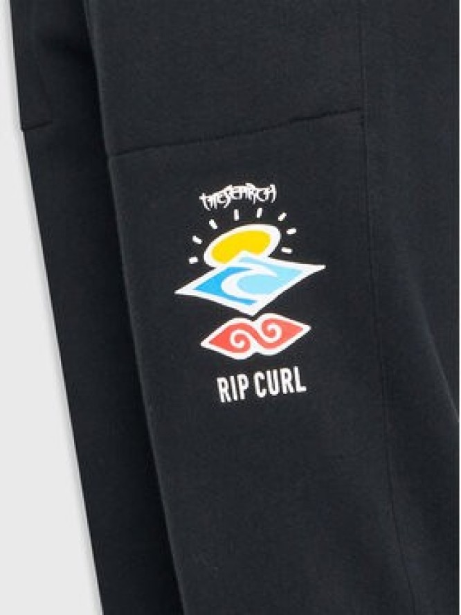 Rip Curl Spodnie dresowe Search Icon CPACL9 Czarny Straight Fit