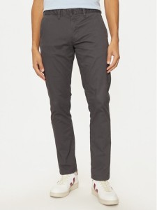 U.S. Polo Assn. Chinosy MUP3346 Szary Slim Fit