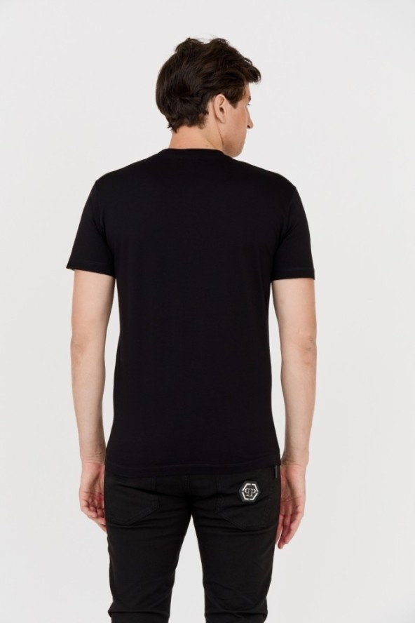 DSQUARED2 Czarny t-shirt męski cool fit