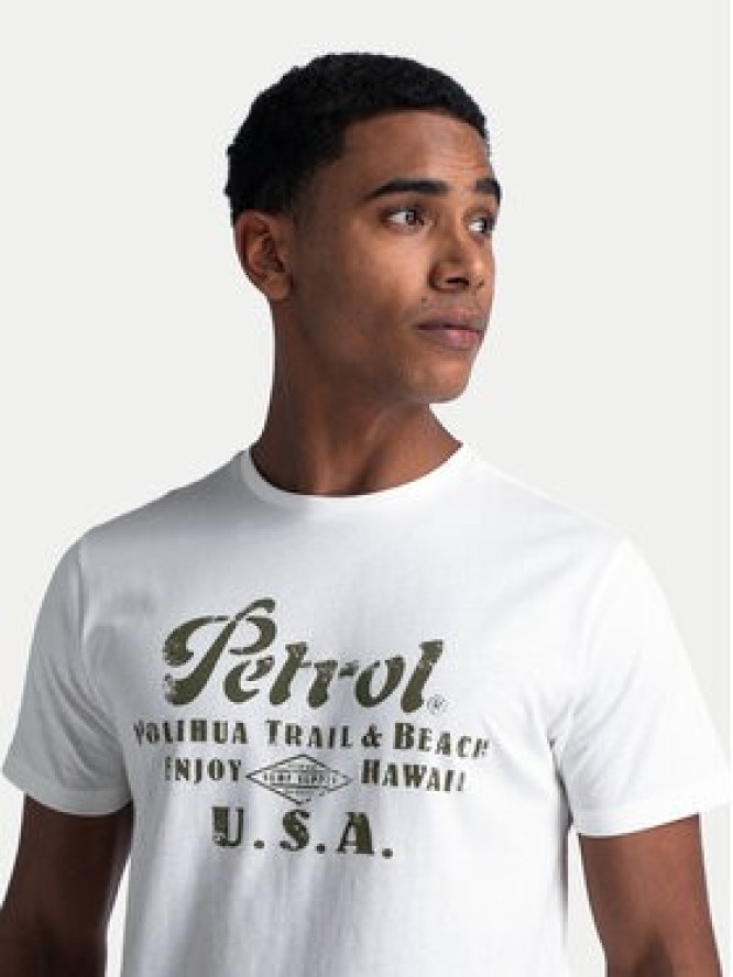 Petrol Industries T-Shirt M-1040-TSR600 Biały Regular Fit