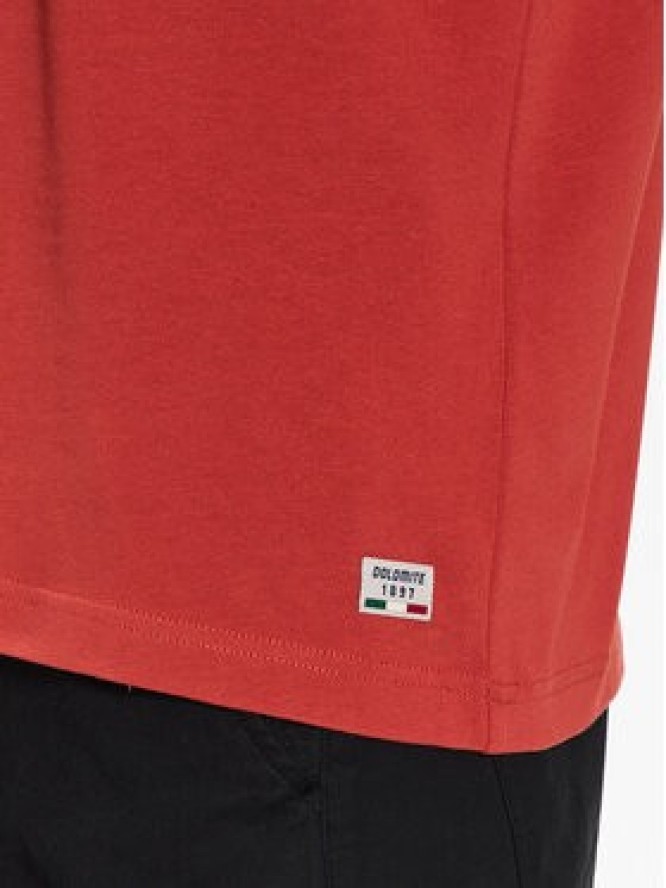 Dolomite T-Shirt 296160-1408 Pomarańczowy Regular Fit
