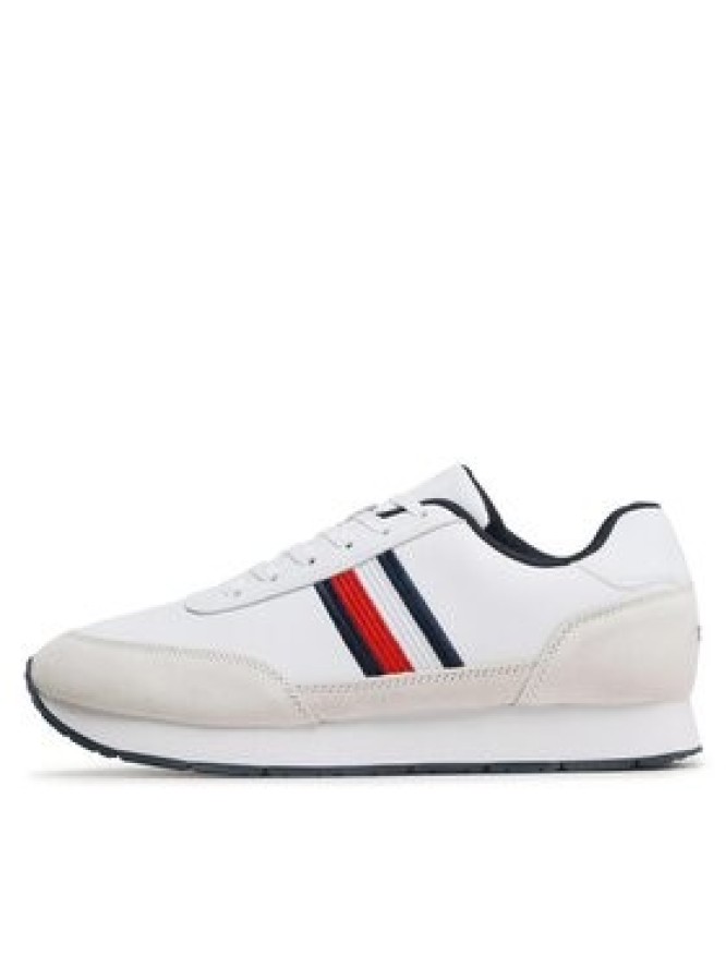 Tommy Hilfiger Sneakersy Core Eva Runner Corporate Lea FM0FM04397 Biały