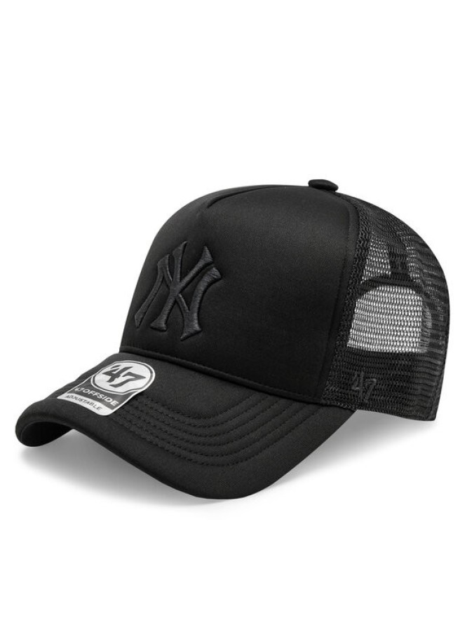 47 Brand Czapka z daszkiem Mlb New York Yankees Tri Tone Foam ’47 Offside Dt B-TRTFM17KPP-BK Czarny