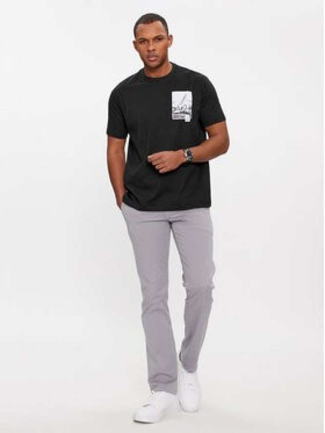 Paul&Shark T-Shirt 24411064 Czarny Regular Fit