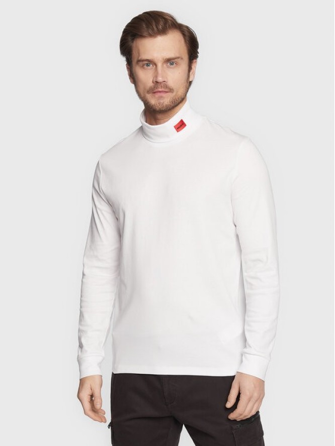 Hugo Golf Derollo224 50479373 Biały Slim Fit