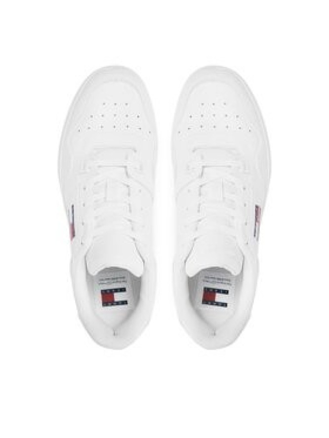 Tommy Jeans Sneakersy Tjm Retro Basket Ess EM0EM01395 Biały