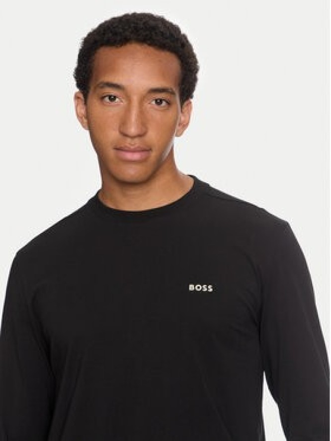 Boss Longsleeve 50506365 Czarny Regular Fit