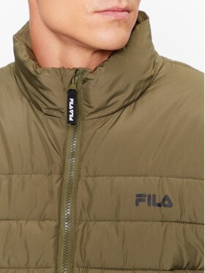 Fila Kurtka puchowa FAM0456 Zielony Regular Fit