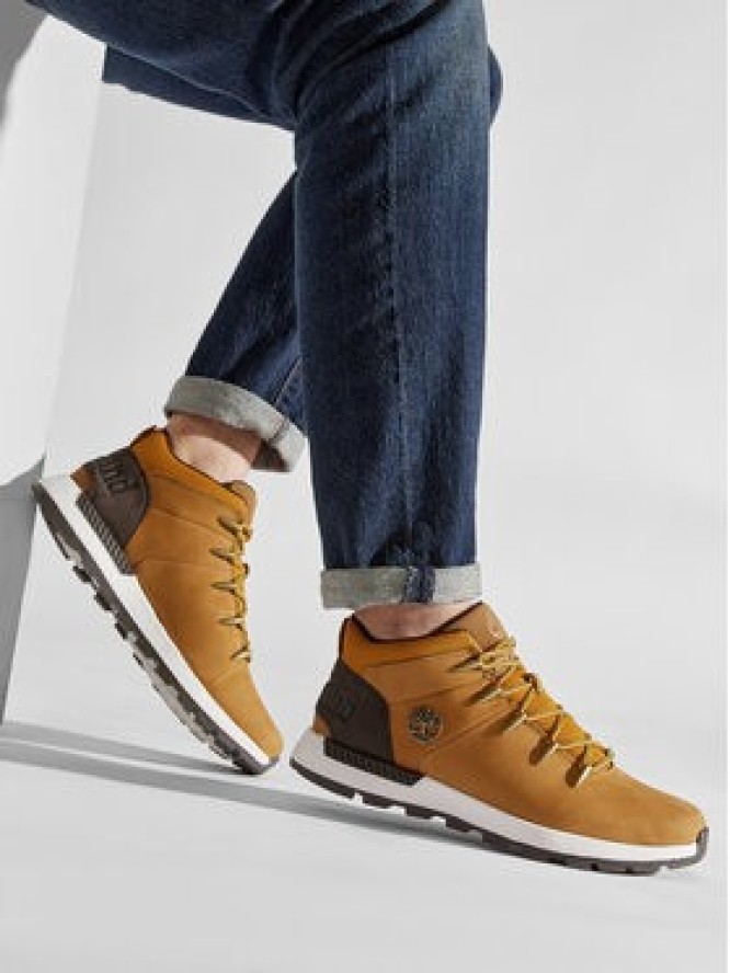 Timberland Sneakersy Sprint Trekker Mid TB0A257D231 Brązowy