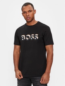 Boss T-Shirt Tiburt 427 50506923 Czarny Regular Fit