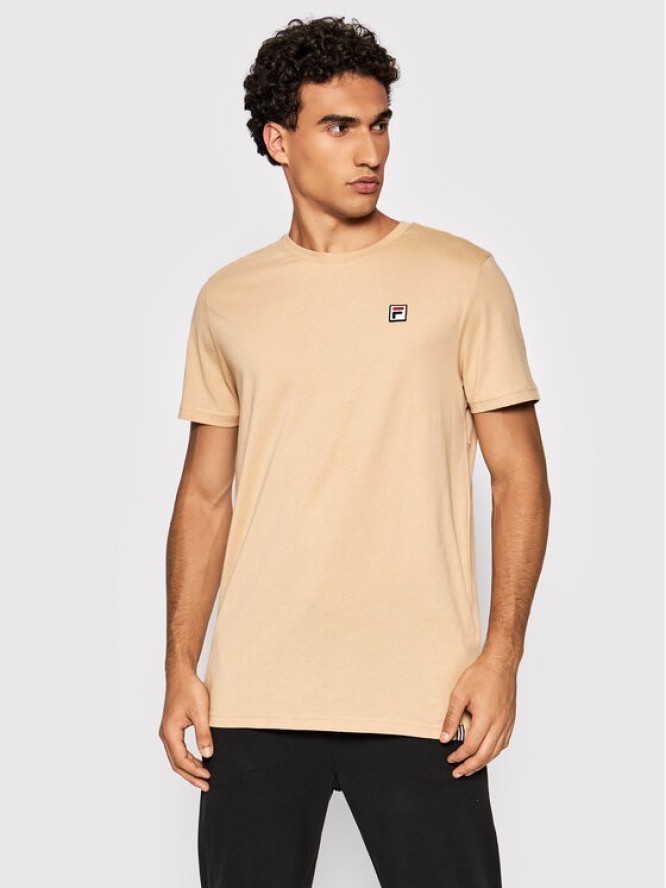 Fila T-Shirt Samuru 688977 Beżowy Regular Fit