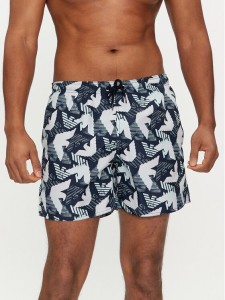 Emporio Armani Underwear Szorty kąpielowe 211740 4R444 62736 Granatowy Regular Fit