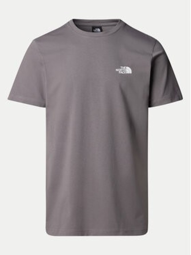 The North Face T-Shirt Simple Dome NF0A87NG Szary Regular Fit