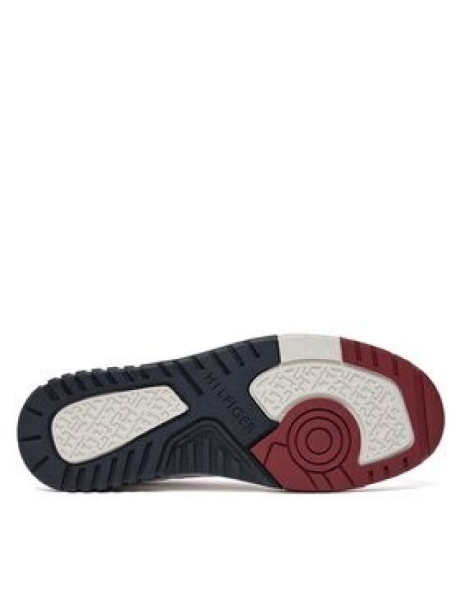 Tommy Hilfiger Sneakersy Th Basket Street Rwb FM0FM04970 Biały